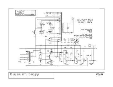 Altec Lansing 1570A schematic circuit diagram